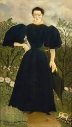Portrait de madame M. (Henri Rousseau) - Muzeo.com