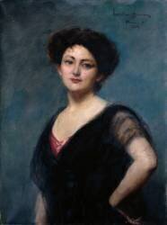 Portrait de madame Pierre Seligmann (Carolus-Duran) - Muzeo.com