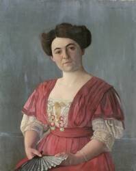 Portrait de Mme Haasen (Félix Vallotton) - Muzeo.com