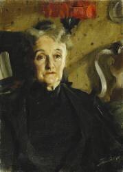 Portrait de Mme Hallowell (Anders Zorn) - Muzeo.com