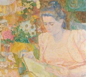 Portrait de Mme Marie Jeannette de Lange (Jan Toorop) - Muzeo.com