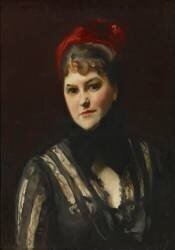 Portrait de Mrs Katharine Moore, née Robinson (1846-1917) (John Singer Sargent) - Muzeo.com