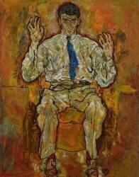 Portrait de Paris von Gütersloh (Egon Schiele) - Muzeo.com