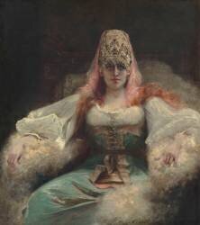 Portrait de Sarah Bernhardt (Georges Clairin) - Muzeo.com