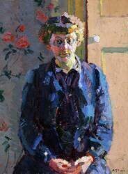 Portrait de Sylvia Gosse (Harold Gilman) - Muzeo.com
