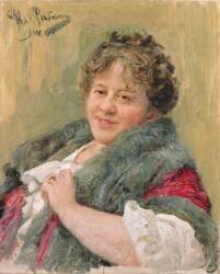 Portrait de Tatiana Olga Shchepkina-Kupernik (Ilya Répine) - Muzeo.com