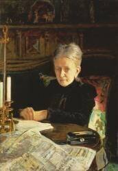 Portrait d'Elena Osipovna Likhacheva (Nikolaï Gay) - Muzeo.com