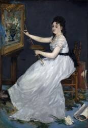 Portrait d'Eva Gonzales (Edouard Manet) - Muzeo.com