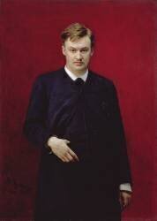 Portrait du compositeur Alexandre Konstantinovich Glazunov (Ilya Répine) - Muzeo.com