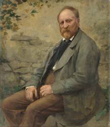 Portrait du père de l'artiste (Jules Bastien-Lepage) - Muzeo.com