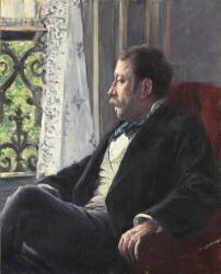 Portrait d'un homme (Gustave Caillebotte) - Muzeo.com