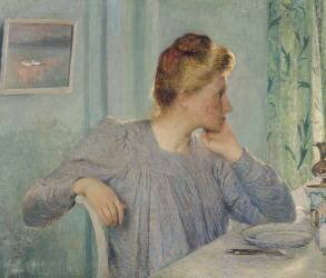 Portrait d'une femme (Emile Claus) - Muzeo.com