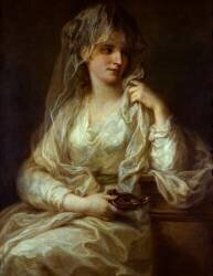 Portrait d'une Femme en Vestale (Angelica Kauffmann) - Muzeo.com