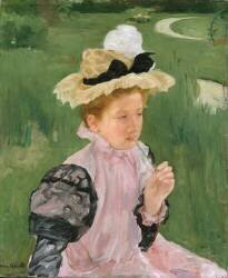 Portrait d'une jeune fille (Mary Cassatt) - Muzeo.com