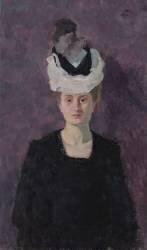 Portrait de Mme Minna Tube-Beckmann (Max Beckmann) - Muzeo.com