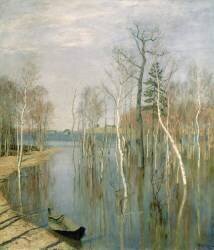 Printemps , eaux hautes (Isaac Levitan) - Muzeo.com