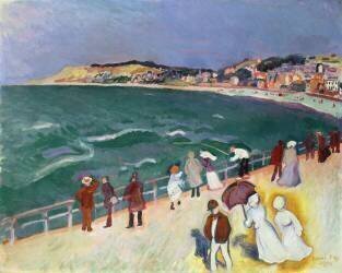 Promenade sur la Digue (Raoul Dufy) - Muzeo.com