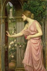 Psyché entrant dans le jardin de Cupidon (John William Waterhouse) - Muzeo.com