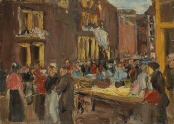 Quartier juif d'Amsterdam (Max Liebermann) - Muzeo.com