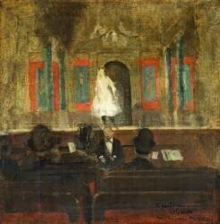 Queenie Lawrence on the Stage at Gatti's (Walter Richard Sickert) - Muzeo.com