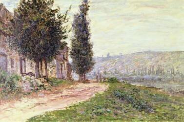 Rive de la rivière à Lavacourt (Claude Monet) - Muzeo.com