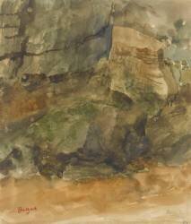 Rochers à Bagnoles-de-l'Orne (Edgar Degas) - Muzeo.com