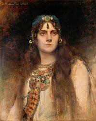 Rose Caron dans le rôle de Salambô (Léon Bonnat) - Muzeo.com