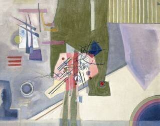 Rose en gris (Wassily Kandinsky) - Muzeo.com