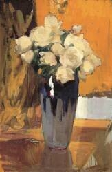 Roses Blanches de Mon Jardin (Joaquin Sorolla y Bastida) - Muzeo.com