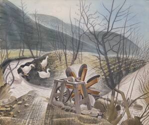 Roue à aubes (Eric Ravilious) - Muzeo.com