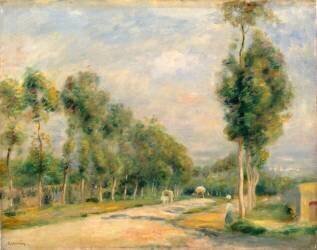 Route de Versailles à Louveciennes (Auguste Renoir) - Muzeo.com