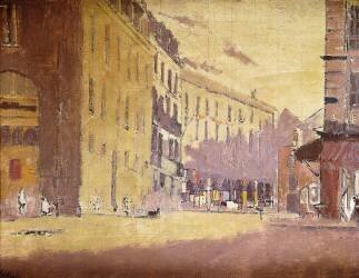 Rue a Dieppe (Walter Richard Sickert) - Muzeo.com