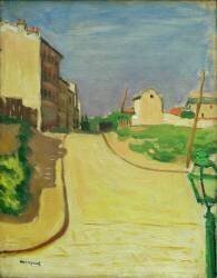 Rue avec lanterne verte (Albert Marquet) - Muzeo.com
