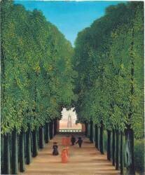 Ruelle dans le Parc de Saint-Cloud (Henri Rousseau) - Muzeo.com