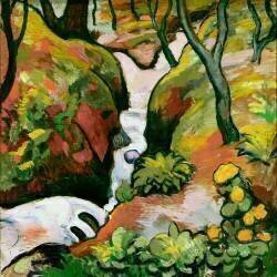 Ruisseau de la forêt (August Macke) - Muzeo.com