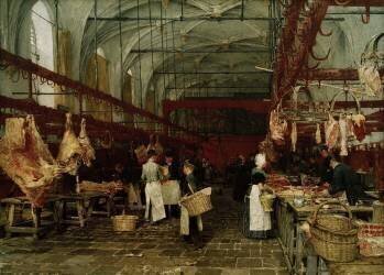 Salle des viandes à Middelburg (Hans Herrmann) - Muzeo.com