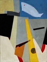 Image avec baleine (Kurt Schwitters) - Muzeo.com