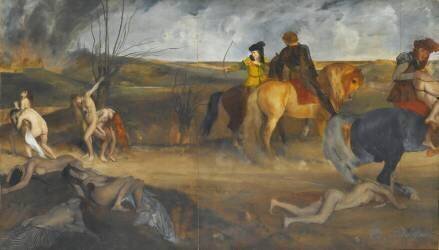 Scène de guerre au Moyen Âge (Edgar Degas) - Muzeo.com