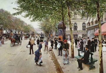 Scène de rue parisienne (Jean Béraud) - Muzeo.com
