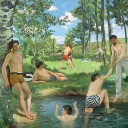 Scène d'Eté (Frédéric Bazille) - Muzeo.com
