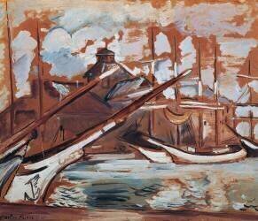 Scène portuaire (Achille Emile Othon Friesz) - Muzeo.com