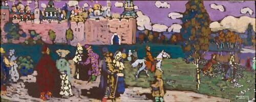 Scène russe (Wassily Kandinsky) - Muzeo.com