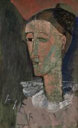 Autoportrait en Pierrot (Amedeo Modigliani) - Muzeo.com