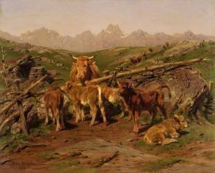 Sevrage des veaux (Rosa Bonheur) - Muzeo.com