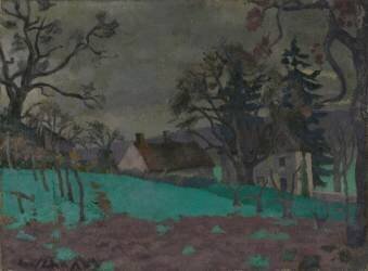 Soir d'hiver en Morvan (André Chapuy) - Muzeo.com