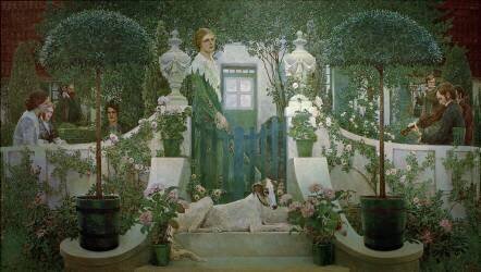 Soirée d’été (Heinrich Vogeler) - Muzeo.com