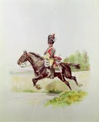 Soldat de la garde impériale à cheval (Henri Georges Jacques Chartier) - Muzeo.com