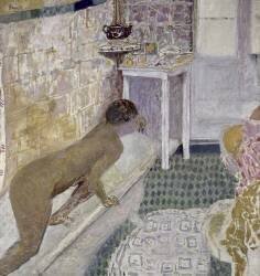Sortir du bain (Pierre Bonnard) - Muzeo.com