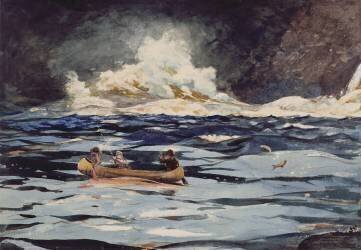 Sous les chutes (Winslow Homer) - Muzeo.com