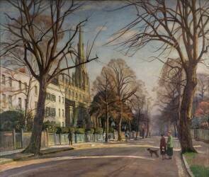 Spring in the Suburbs (Francis Dodd) - Muzeo.com